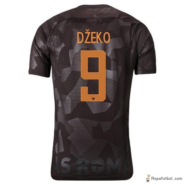 Camiseta As Roma Dzeko Replica Tercera Ropa 2017/18